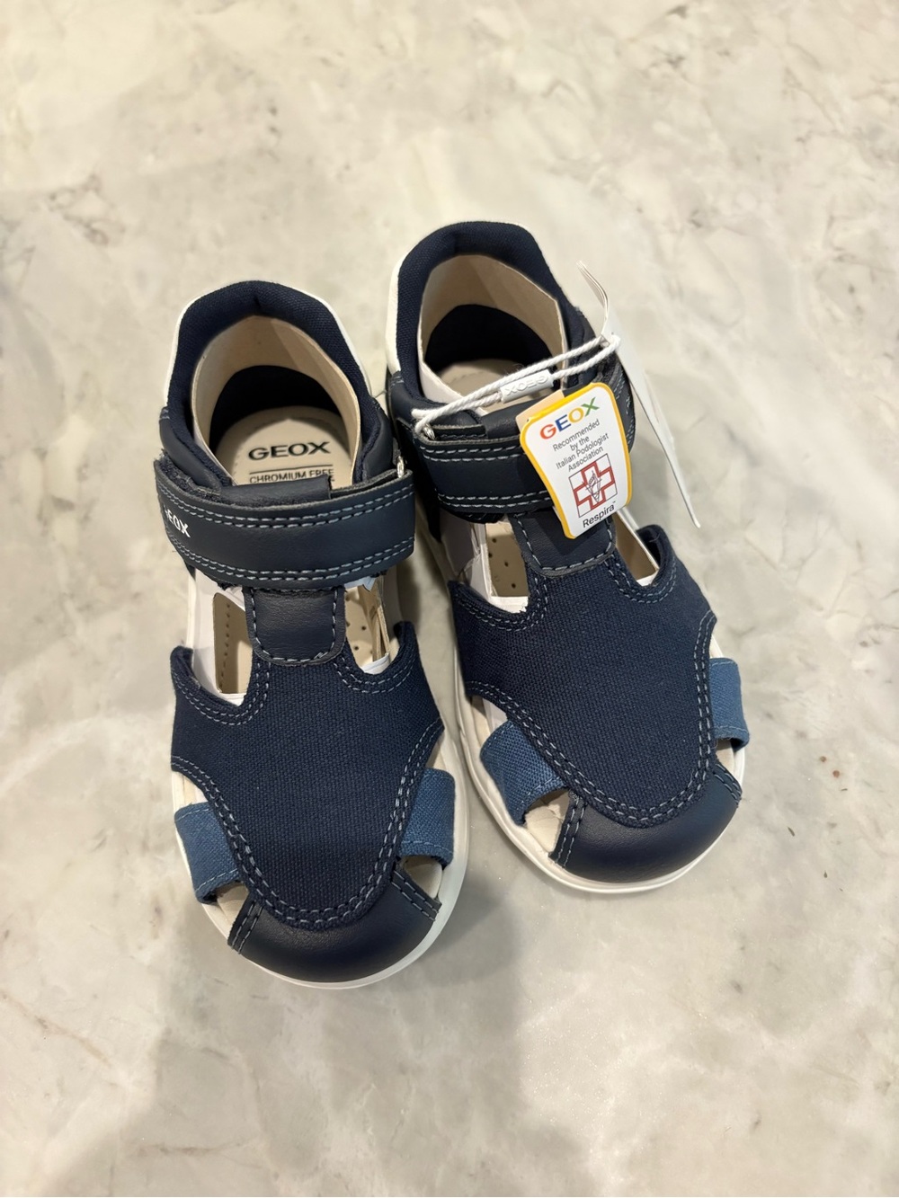 Geox Navy Blue Boys Open-Toe Sandals